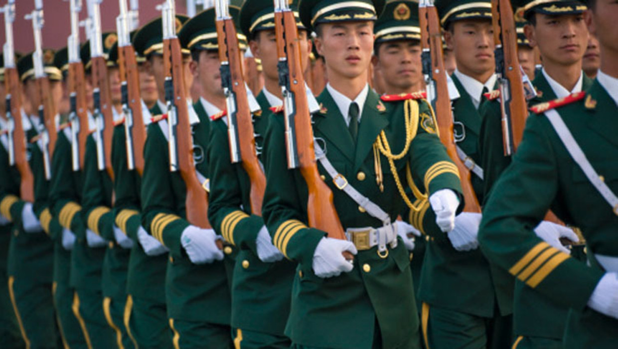 China heeft het grootste leger ter