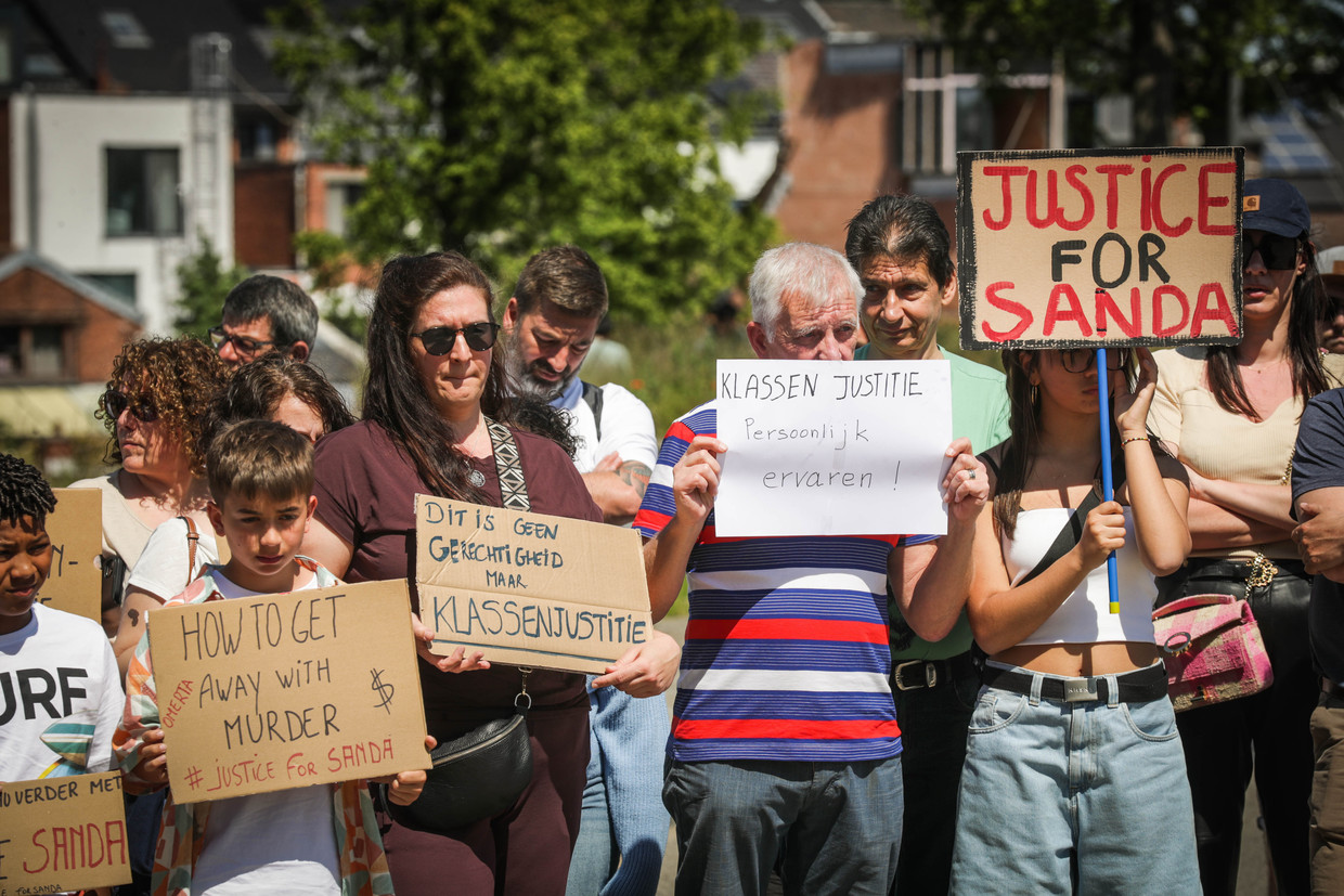 Hasselts protest. Beeld Bart Borgerhoff