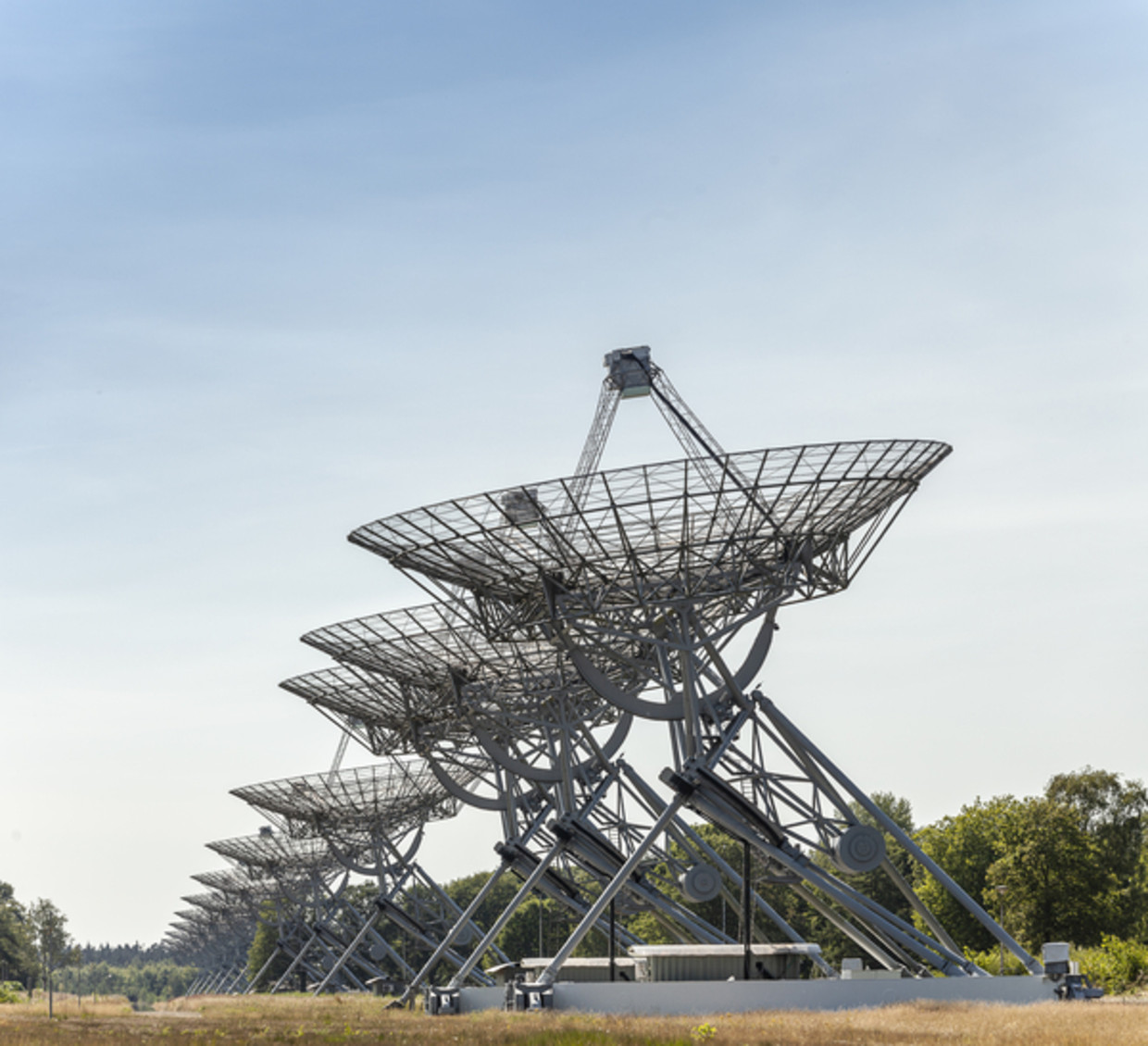 L'osservatorio radiofonico di Westerbork (Drenthe) ha svolto un ruolo di primo piano nella nuova scoperta.  foto di Harry Cook
