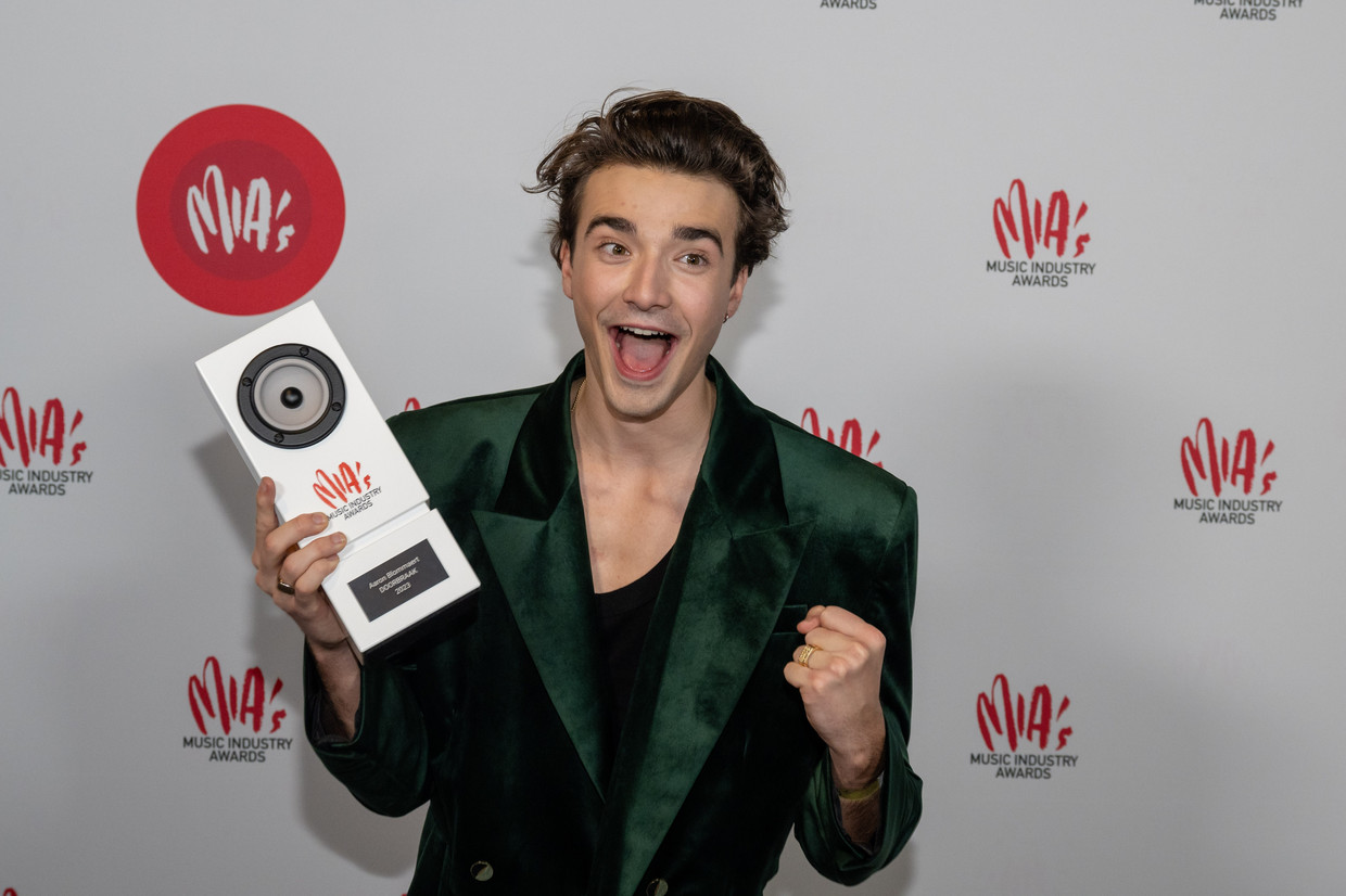 Aaron Blommaert has also been a hit with kids and adults.  Belga's photo