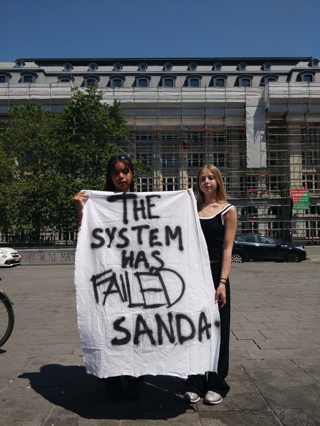 Antwerps protest. Beeld BELGA