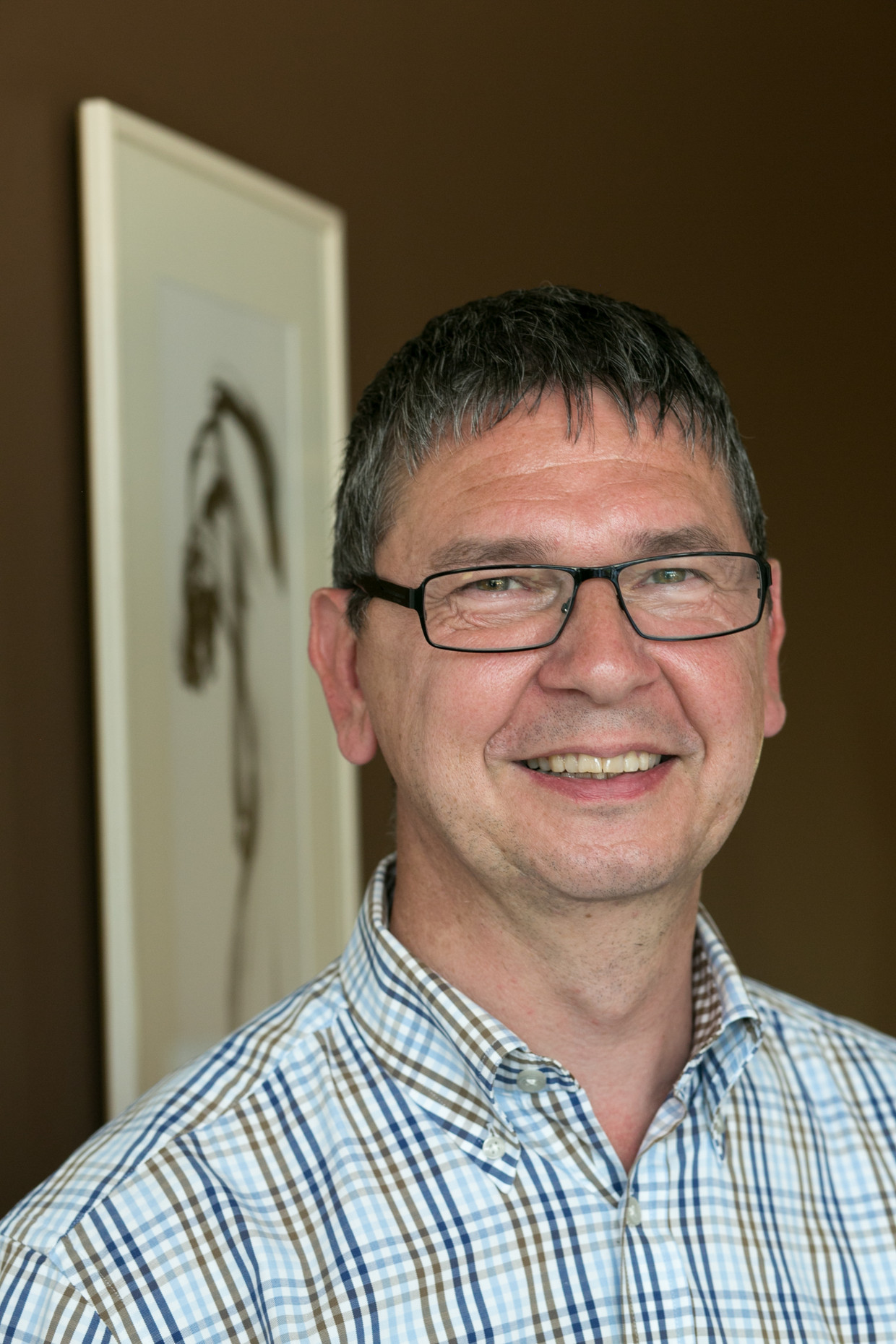 Wilfried Gyselaers: 'Hitte is ronduit slecht voor ons lichaam. Volgens het VN-klimaatrapport zal hittestress in België tegen 2050 zo’n duizend mensen extra het leven kosten per jaar.' Beeld rv