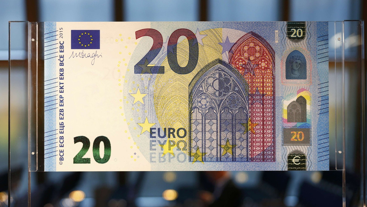 Zo ziet het nieuwe biljet van 20 euro eruit De Morgen