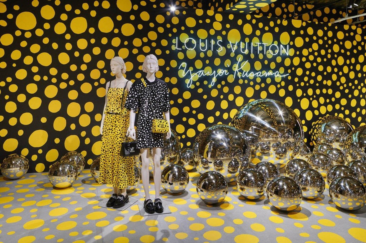 Modehuis Louis Vuitton en kunstenaar Yayoi Kusama werken samen