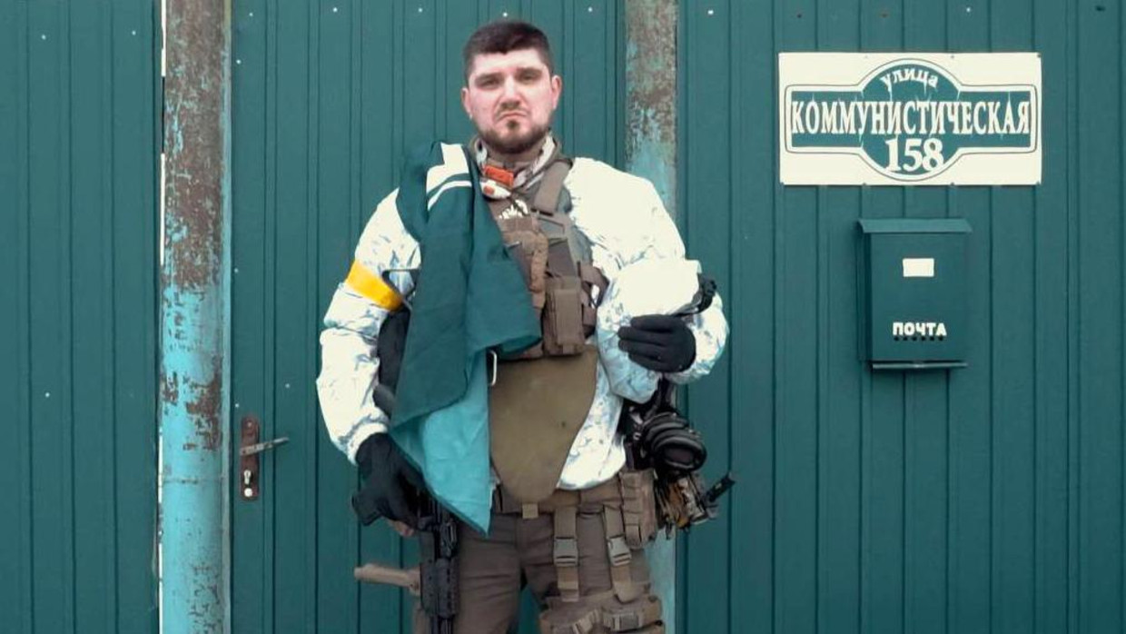 Denis Nikitin, commander of the far-right Russian Volunteer Corps.  RV's photo