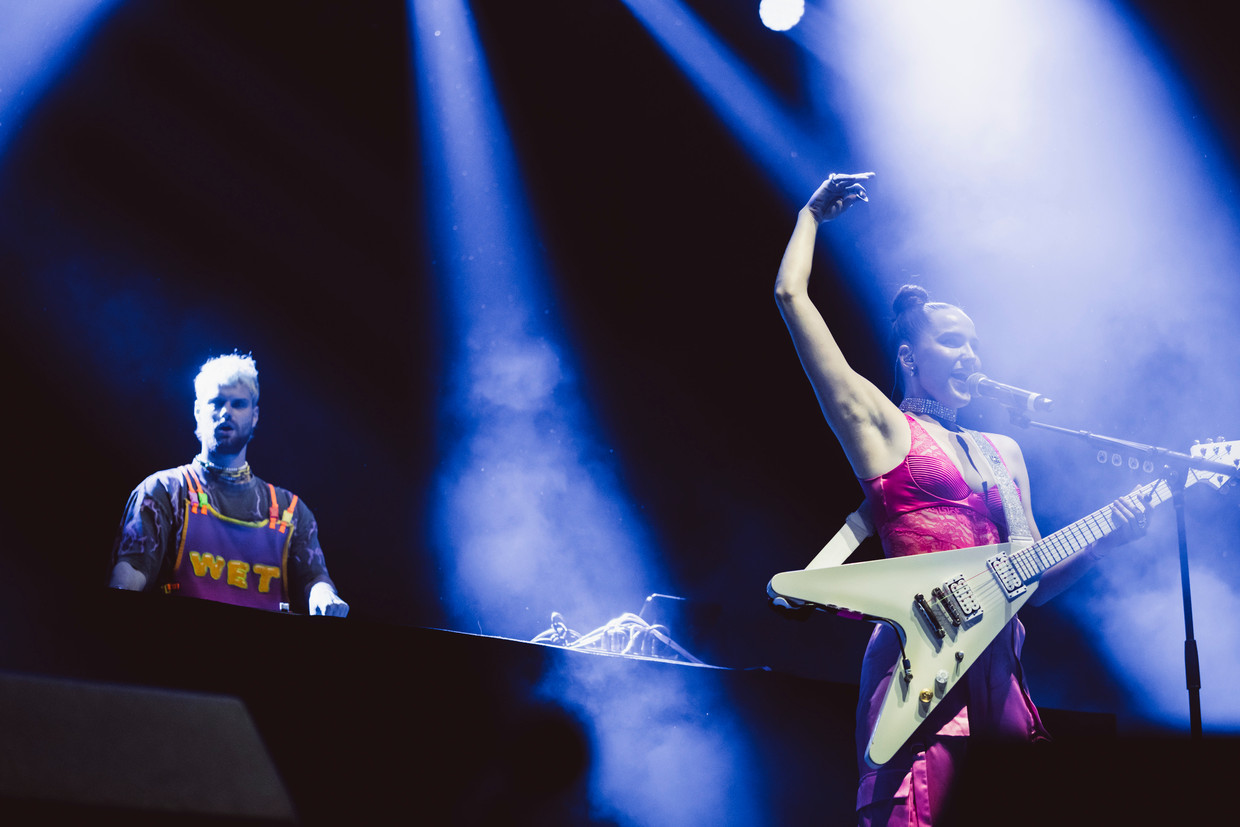 20230701 Werchter Belgium: Rock Werchter, Sofi Tukker Beeld © Stefaan Temmerman