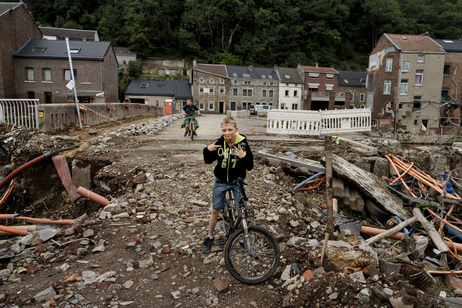 ‘Een beetje regen en ik sla in paniek’ terug naar Pepinster, een jaar