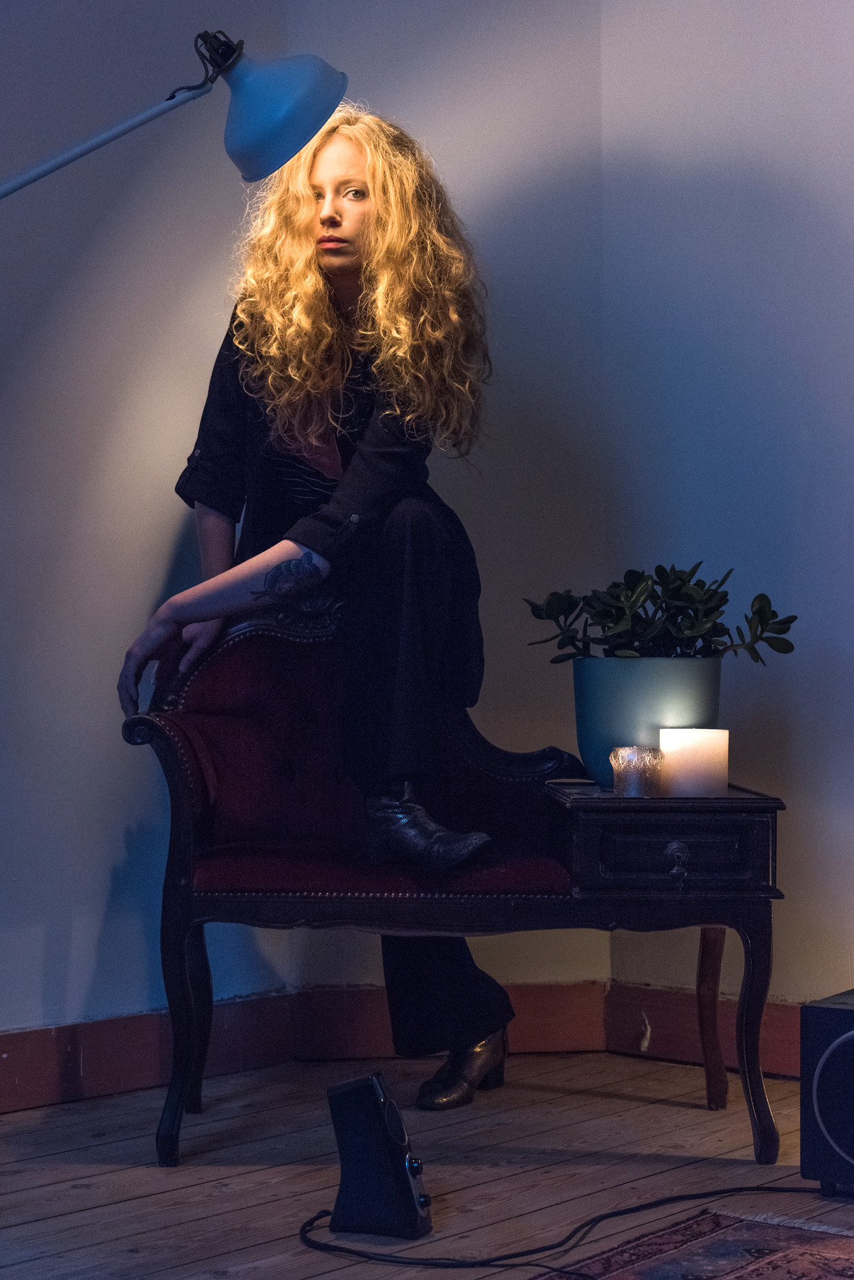 Hanne Torfs, frontvrouw en toetseniste: 