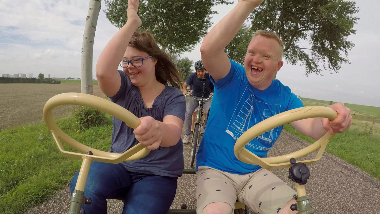 Eén enkele scène uit 'Down the