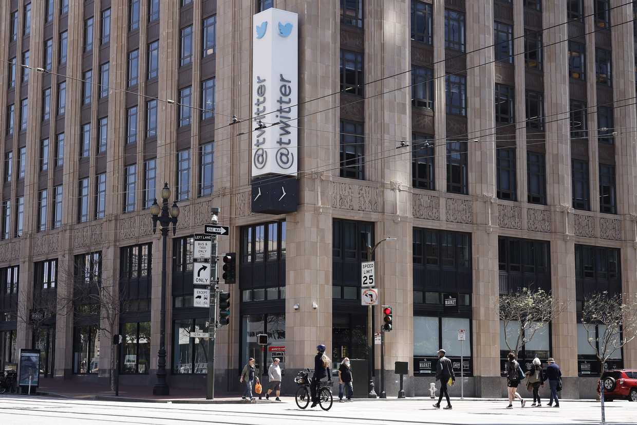Sede di Twitter a San Francisco.  Immagine ANP/EPA