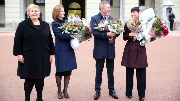 Tre av de mektigste ministerpostene i Norge går til kvinner