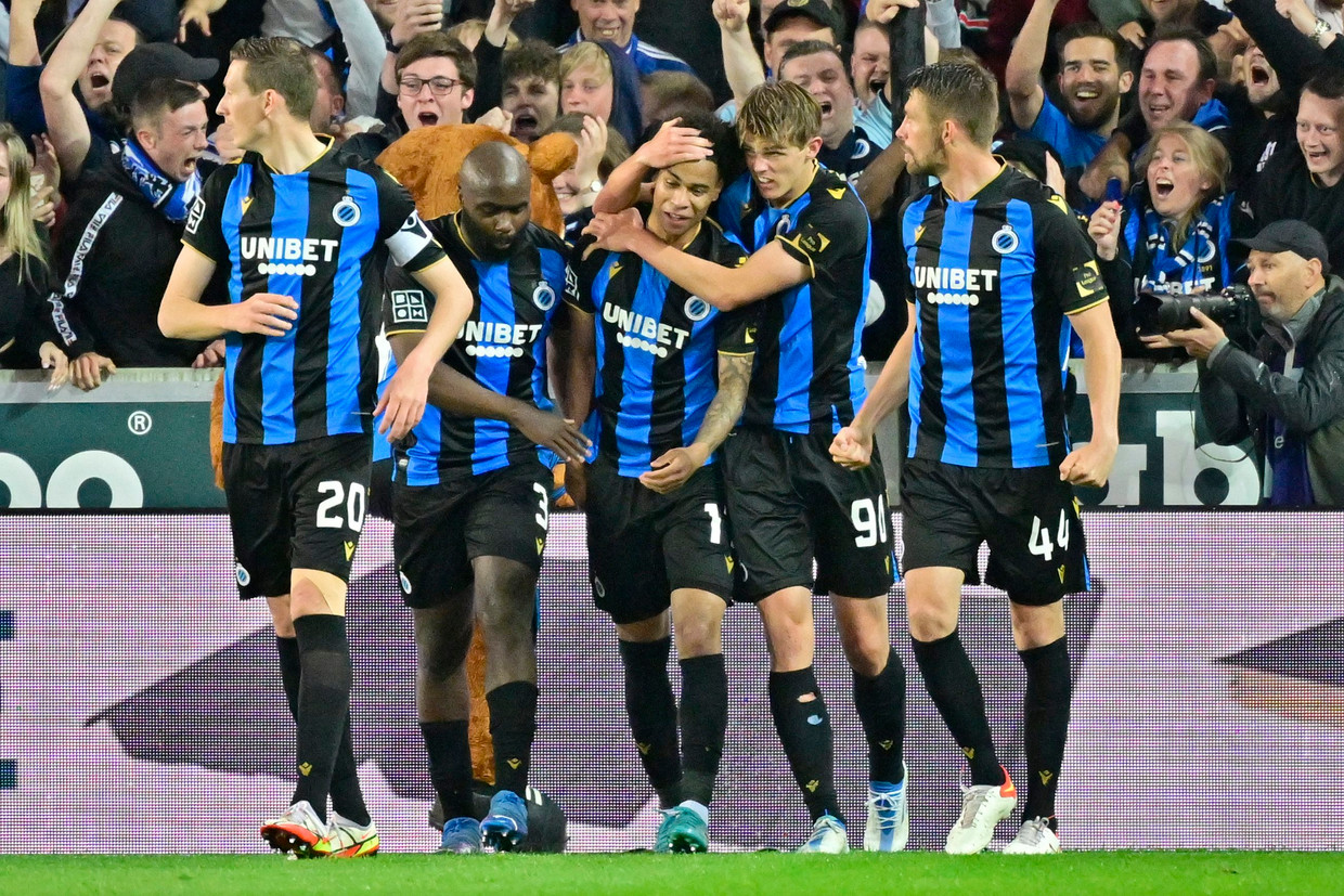 Club Brugge knokt zich naar 10 zege tegen tienkoppig Union De