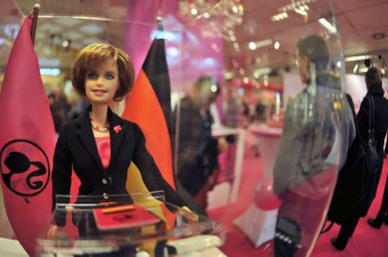 Merkel wordt Barbie De Morgen