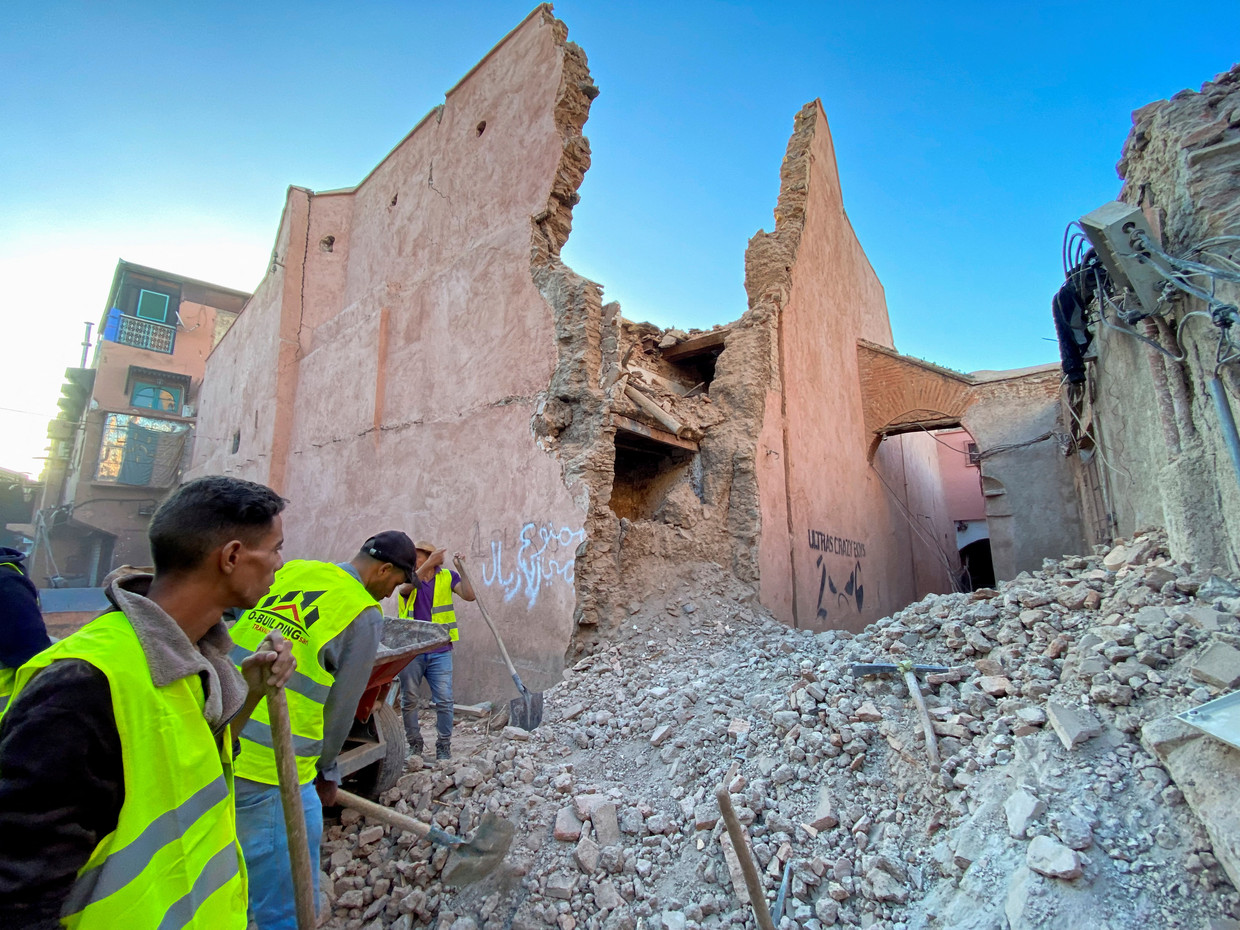 ‘De grond onder Marrakech is slapper, daardoor wordt er meer geschud