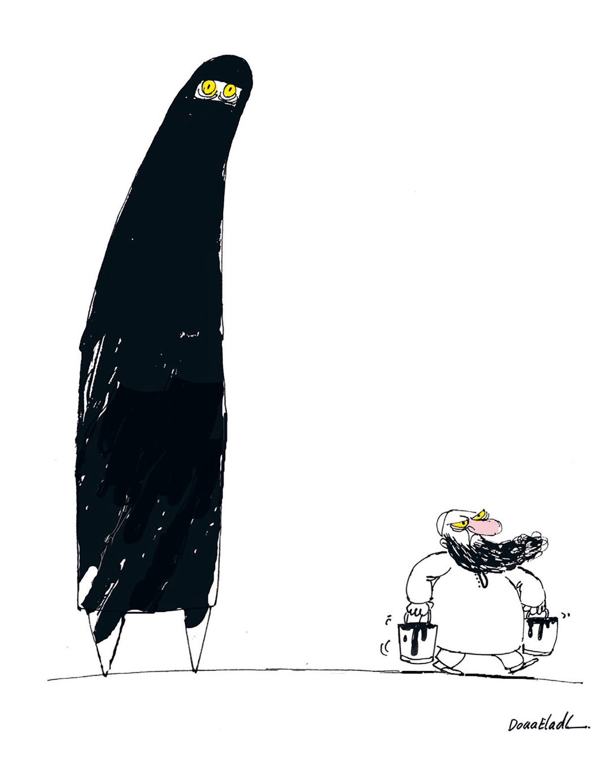 Elk van deze zes cartoonistes werd bedreigd: ‘Ze zoeken de grens op en ...